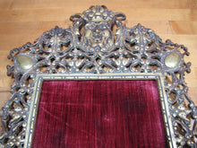 Load image into Gallery viewer, 19c Devil Decorative Arts Bronze Frame Picture Mirror Artwork Tiffany Paris