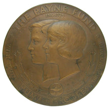 Load image into Gallery viewer, PAYNE FUND HUMAN PROGRESS 1930s Bronze Plaque Study of Movie Effects on Children