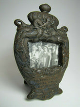 Load image into Gallery viewer, 1908 M HEUMANN HARLEM CASINO NEW YORK Souvenir Picture Frame Ornate Dragon NYC