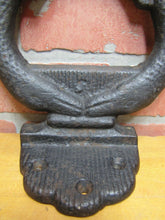 Load image into Gallery viewer, DOUBLE FISH Antique Cast Iron Figural BootScraper BootJack Decorative Art Statue