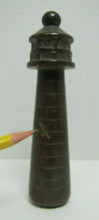 Load image into Gallery viewer, LIGHTHOUSE Old Brass Finial Nautical Seashore Decorative Arts Hardware Element