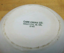 Load image into Gallery viewer, JEFFERSON HOSPITAL Old Dish Bowl CARR CHINA Co Grafton W VA D-41 Side Handles