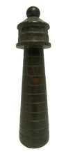 Load image into Gallery viewer, LIGHTHOUSE Old Brass Finial Nautical Seashore Decorative Arts Hardware Element
