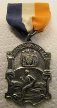 Load image into Gallery viewer, 1939 GIRLS SPOON & EGG RACE Medal Sterling Silver Municipal Athletics Medallion