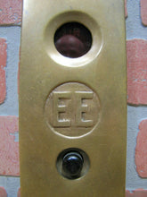 Load image into Gallery viewer, EE ELEVATOR PANEL IN USE & BUTTON Old Builidng Architectural Hardware Element