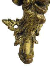 Load image into Gallery viewer, 19c Bronze Devil Demon Antique Decorative Art Ornate Architectural Hardware