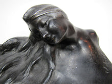 Load image into Gallery viewer, Art Nouveau Beatuiful Maiden Flowing Hair Joaquin Angles Decorative Arts Tray