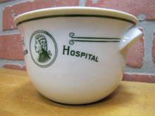 Load image into Gallery viewer, JEFFERSON HOSPITAL Old Dish Bowl CARR CHINA Co Grafton W VA D-41 Side Handles