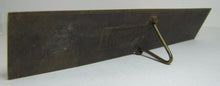 Load image into Gallery viewer, LITTLE'S GOOD GLOVES Antique Brass Store Display Sign TORREY RB WORKS BATH MAINE