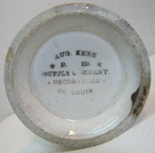 Load image into Gallery viewer, TRAIN CONDUCTOR Antique Occupational Shaving Mug JE Whitaker Aug KERN St LOUIS