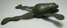 Load image into Gallery viewer, FROG Folk Art Fishing Decoy RAF Robert Allen Francis Adirondacks NY 1950s Statue