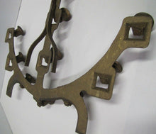 Load image into Gallery viewer, NAVAL CHAPEL ANCHOR Antique Folk Art Candlestick Holder Ship Boat Nautical Sixteen Candle Holder