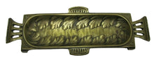 Load image into Gallery viewer, Antique Decorative Arts Brass Tray Leaves Ornate Card Tip Trinket Pen Rest