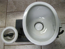 Load image into Gallery viewer, W S CARR NY Antique Dental Spittoon Early Plumbing Porcelain Salesman Sample