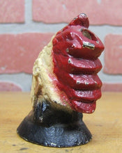 Load image into Gallery viewer, NATIVE AMERICAN INDIAN CHIEF Antique Cast Iron Pencil Holder Paperweight