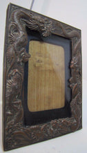 Load image into Gallery viewer, DRAGON Old Asian Frame High Relief Exquiste Monsters Serpents Brass Bronze