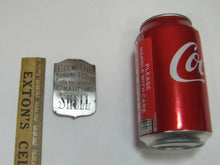 Load image into Gallery viewer, 1930s CITY OIL BOWLING LEAGUE CHAMPIONS SHELL Badge Nameplate Sign Award Trophy