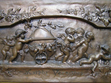 Load image into Gallery viewer, MURPHY VARNISHES 19c Victorian Advertising Plaque Sign Exquisite Cherubs Ornate