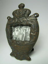 Load image into Gallery viewer, 1908 M HEUMANN HARLEM CASINO NEW YORK Souvenir Picture Frame Ornate Dragon NYC