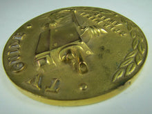 Load image into Gallery viewer, TV GUIDE GOLD MEDAL AWARD Original 1950s Medallion High Relief Ornate Rare
