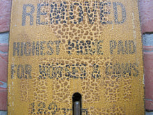 Load image into Gallery viewer, DEAD ANIMALS REMOVED Highest Price Paid WALKER & SON PA Old Thermometer Sign