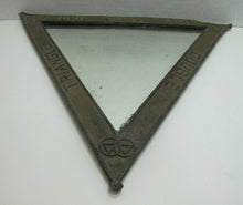 Load image into Gallery viewer, DOUBLE TRIANGLE BEST BRAND MADE Antique Advertising Mirror Embossed Store Sign