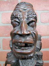 Load image into Gallery viewer, AFRICAN FOLK ART TREE OF LIFE Old Decorative Art Statue Artist Signed D ADAMSON