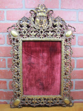 Load image into Gallery viewer, 19c Devil Decorative Arts Bronze Frame Picture Mirror Artwork Tiffany Paris