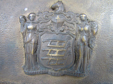 Load image into Gallery viewer, DEPUTY COMMISSIONER HUDSON CO BLVD Old Bronze Badge Plaque Nameplate Advertising Sign Auto Truck Badge