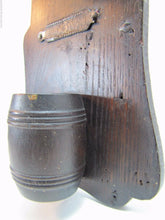 Load image into Gallery viewer, BOARS HEAD Antique Folk Art Match Holder Vesta Safe Striker Wood Plaque Artwork