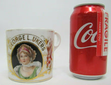 Load image into Gallery viewer, GEORGE UKERS Antique Porcelain Shaving Mug Occupational E J MOONEY T&V FRANCE