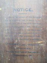 Load image into Gallery viewer, OTHELLO RANGE HEUSINGEER MILITARY PLAZA Texas Antique Thermometer Wood Sign Ad