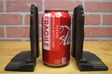 Load image into Gallery viewer, Art Deco SKYSCRAPER Stylized Geometric Cast Iron Pair Bookends Decorative Arts