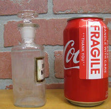 Load image into Gallery viewer, BROWN MIXTURE Antique Reverse Glass Label Bottle Apothecary Drug Store Medicine