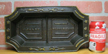 Load image into Gallery viewer, C BLAKE BOSTON MASS Antique Cast Iron Decorative Arts Large Tray Gold Black