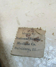 Load image into Gallery viewer, NATIONAL SEWING MACHINE Co Illinois Antique Cast Iron Figural Bug Boot Jack Art