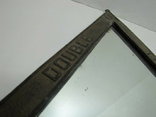 Load image into Gallery viewer, DOUBLE TRIANGLE BEST BRAND MADE Antique Advertising Mirror Embossed Store Sign