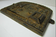 Load image into Gallery viewer, HERRING'S FIREPROOF SAFE p1852 NEW YORK Antique Bronze Safe Plaque Sign Ornate