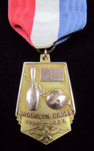 Load image into Gallery viewer, 1930s BROOKLYN EAGLE BOWLING Sports 1st PLACE Medallion XX GREEN LANTERN BB