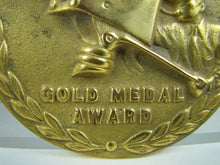 Load image into Gallery viewer, TV GUIDE GOLD MEDAL AWARD Original 1950s Medallion High Relief Ornate Rare