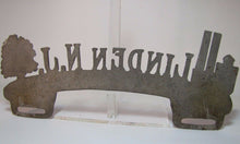 Load image into Gallery viewer, LINDEN NJ INDUSTRY'S METROPOLIS Vanity LIcense Plate Topper Sign Souvenir Ad