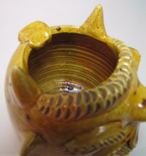 Load image into Gallery viewer, Vintage Folk Art Pottery DEVIL MONSTER Head RR ROSA RAMALHO 1888-1977 Ashtray