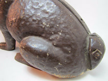 Load image into Gallery viewer, Chocolate Bunny Rabbit Antique Cast Iron Brown Doorstop Statue Garden Yard Art