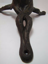 Load image into Gallery viewer, Antique Cast Iron Tree Base Roots Stand exquisite fine detailing pole base stand