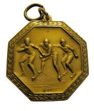 Load image into Gallery viewer, 1928 BROOKLYN ICE PALACE GF Gold Filled Skating Race Medal NY DIEGES CLUST