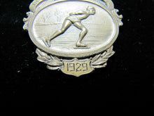Load image into Gallery viewer, 1929 THE ICE CLUB Skating Medallion 3/4 Mile Ornate Sports Award DIEGES & CLUST