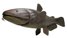Load image into Gallery viewer, Folk Art Catfish Fishing Decoy RAF Robert Allen Francis Adirondacks NY 1950s