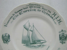 Load image into Gallery viewer, 1902 METEOR YACHT EMPEROR GERMANY Plate TOWNSEND DOWNEY SHIP BUILDING Co NY USA