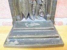 Load image into Gallery viewer, 1931 TRAVELERS Convention PALM BEACH FLORIDA Ins Co Ad Bronze Bookend Doorstop