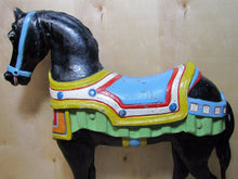 Load image into Gallery viewer, CAROUSEL HORSE old cast metal shore amusement park display Steel Pier AC NJ